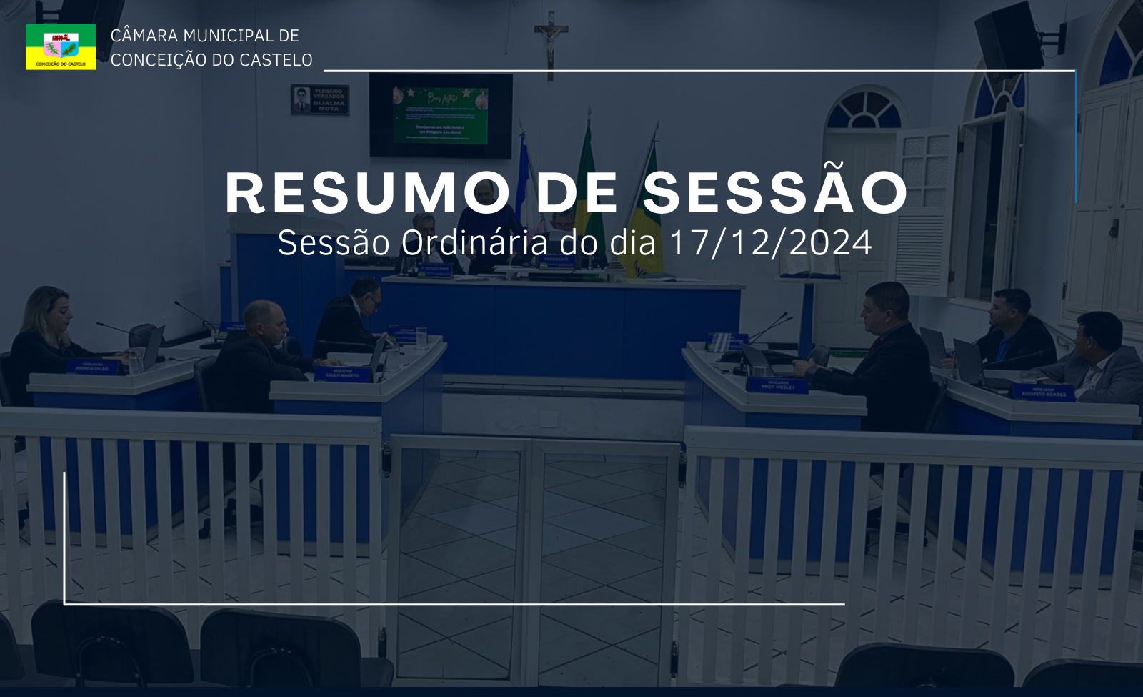 Resumo da 3ª Sessão Ordinária do mês de dezembro de 2024